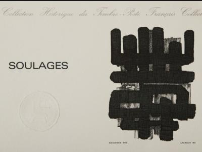 Pierre SOULAGES (d’après) - Document Philatélique officiel, 1986 - Reproduction