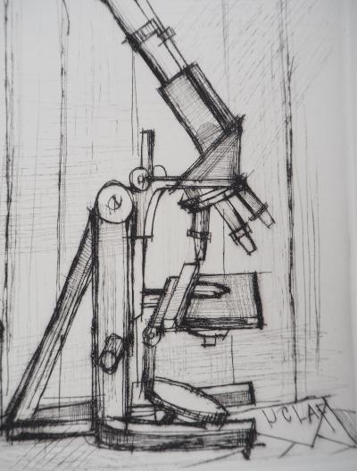Bernard BUFFET - Microscope, 1959 - Gravure originale signée au crayon 2