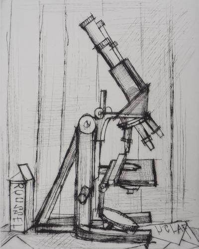 Bernard BUFFET - Microscope, 1959 - Gravure originale signée au crayon 2