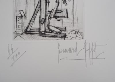 Bernard BUFFET - Microscope, 1959 - Gravure originale signée au crayon 2