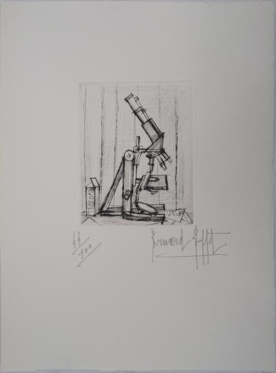 Bernard BUFFET - Microscope, 1959 - Original engraving signed in pencil 2