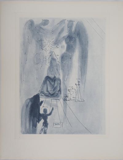 Salvador DALI - Paradiso 12: Il trionfo di Cristo e della Vergine - Incisione firmata 2
