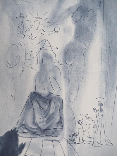 Salvador DALI - Paradiso 12: Il trionfo di Cristo e della Vergine - Incisione firmata 2