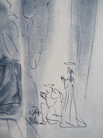 Salvador DALI - Paradiso 12: Il trionfo di Cristo e della Vergine - Incisione firmata 2