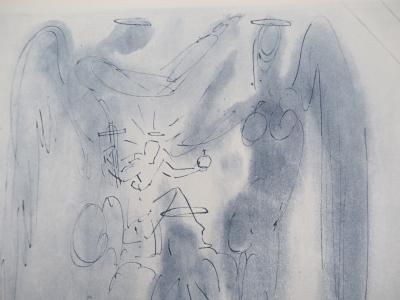 Salvador DALI - Paradiso 12: Il trionfo di Cristo e della Vergine - Incisione firmata 2