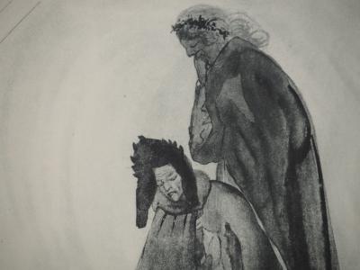 Salvador DALI - Enfer 33 : Les Traîtres envers leur patrie - Gravure signée 2