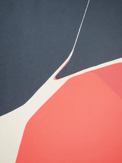 Pablo Palazuelo - Abstraction Orto - Lithographie originale signée 2