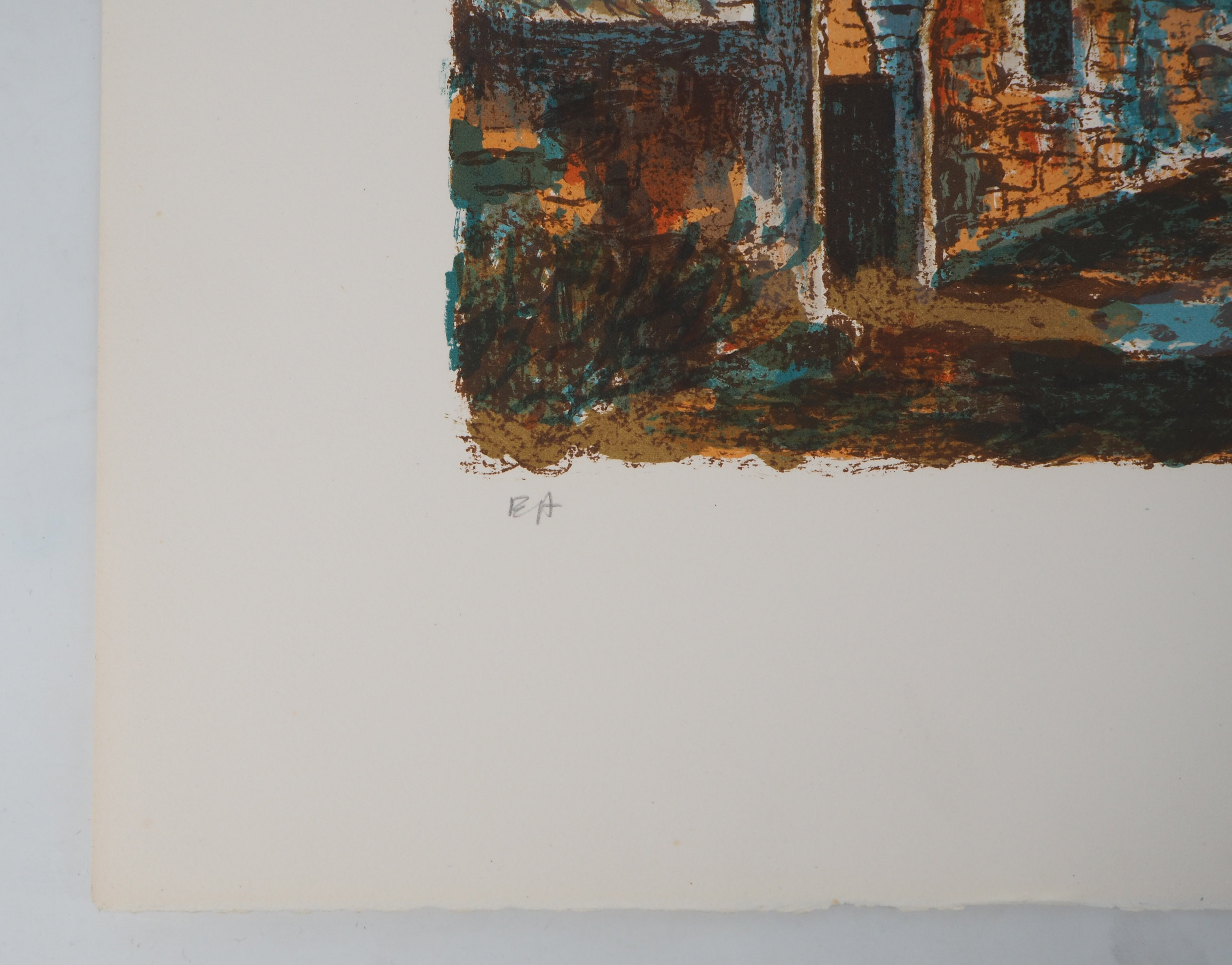 Roland OUDOT - Provence: the old stone farmhouse - Original signed ...