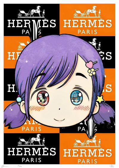 Death NYC - DEATHK701 2020 - Nara x Hermès  - Sérigraphie originale signée