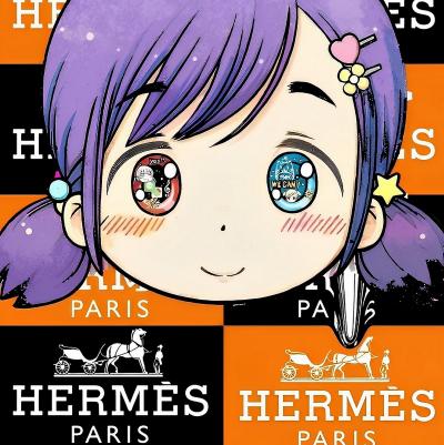 Death NYC - DEATHK701 2020 - Nara x Hermès  - Sérigraphie originale signée 2