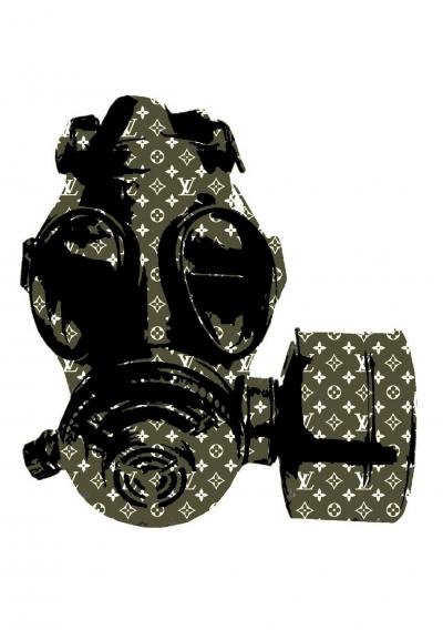 Death NYC - Mask grey 2012 - Sérigraphie originale signée 2