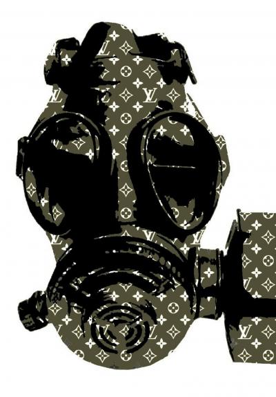 Death NYC - Mask grey 2012 - Sérigraphie originale signée 2