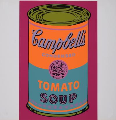Andy WARHOL - Zuppa di pomodoro Campbell, 1968 - Serigrafia originale