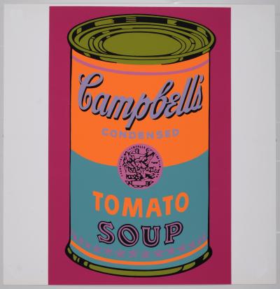 Andy WARHOL - Campbell’s Tomato Soup, 1968 - Original silkscreen 2
