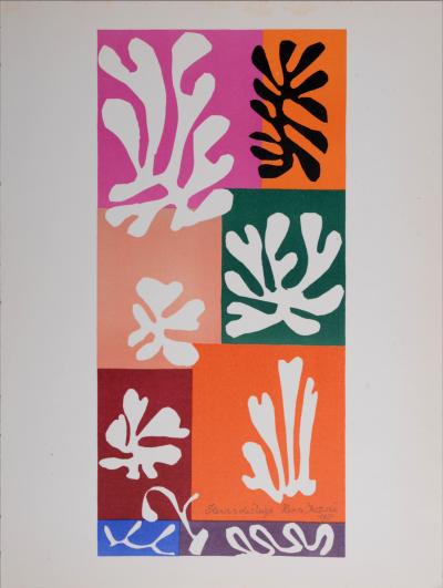 Henri MATISSE (d’après) - Fleurs de Neige, 1958 - Lithographie 2