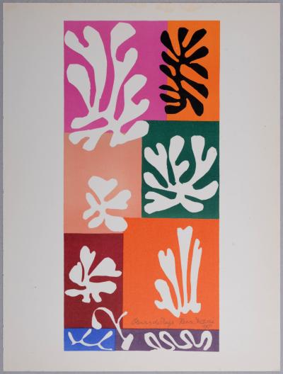 Henri MATISSE (d’après) - Fleurs de Neige, 1958 - Lithographie 2