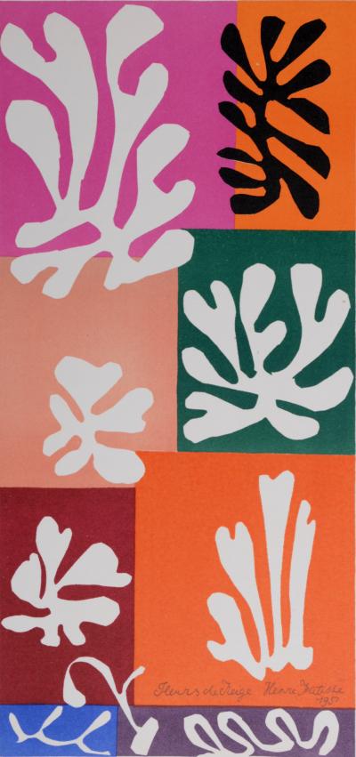 Henri MATISSE (d’après) - Fleurs de Neige, 1958 - Lithographie 2