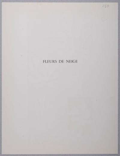 Henri MATISSE (d’après) - Fleurs de Neige, 1958 - Lithographie 2