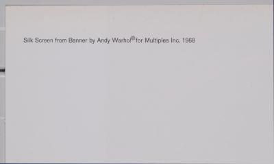 Andy WARHOL - Campbell’s Tomato Soup, 1968 - Original silkscreen 2