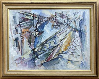 Roger LERSY - Grand canal à Venise, 1963 - Huile sur toile - Signée 2