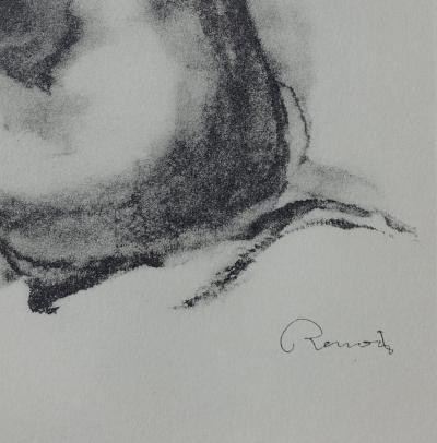 Pierre Auguste RENOIR (d’après) : Femme nue assise, 1951 - Lithographie 2
