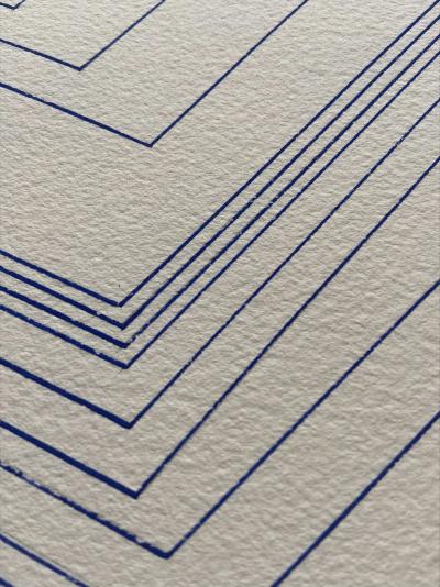 Geneviève CLAISSE - Composition géométrique, circa 1970 - Encre sur papier 2