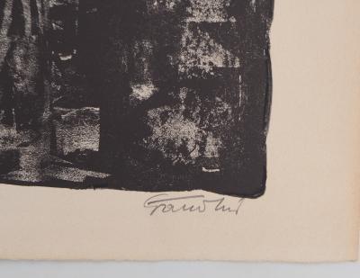Auguste Jean Gaudin - La mort du vieux bassin - Lithographie originale signée 2