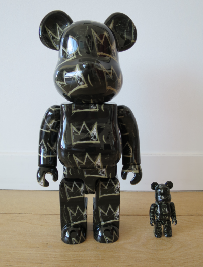 Medicom Toy - BEARBRICK x Jean-Michel Basquiat  - Vol. 8 ensemble 100% et 400% - Figurines