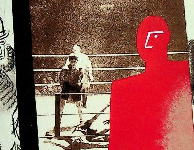 Milivoj UZELAC - Sport au stade - Lithographie originale 2