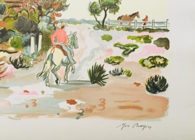 Yves BRAYER - La cabane gardiane, 1973 - Lithographie signée au crayon 2