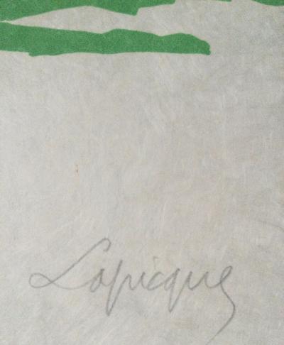 Charles LAPICQUE - Bretagne - Les goélands II,1959 - Lithographie signée 2