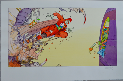 Moebius - Starwatcher: The Other World - Stencil 2
