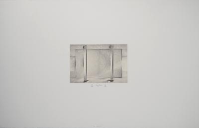 Jacques Muron - La Trappe, 1990 - Gravure originale signée 2