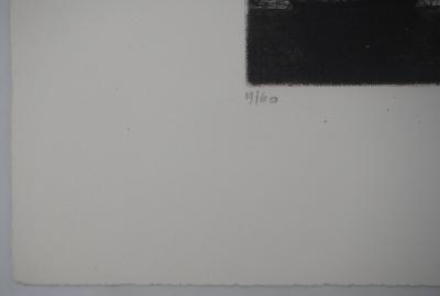 Philippe Mohlitz - La noyée du canal, 1972 - Gravure et eau-forte originale signée 2