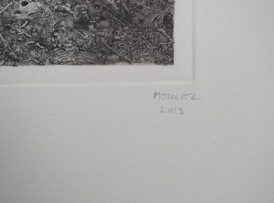 Philippe Mohlitz - Trésors de pirates, 2013 - Gravure et eau-forte originale signée 2