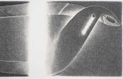 Jacques Muron - Divinité : Horus, 2000 - Gravure originale signée 2