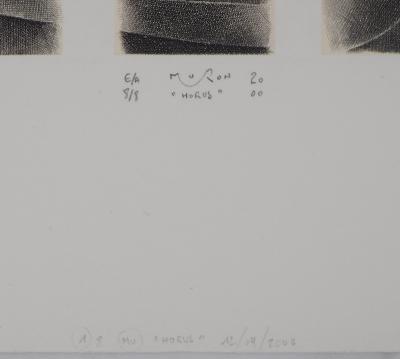 Jacques Muron - Divinité : Horus, 2000 - Gravure originale signée 2