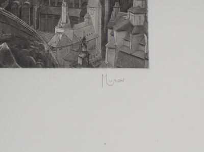 Jacques Muron - Les Fondeurs, 1978 - Gravure originale signée 2