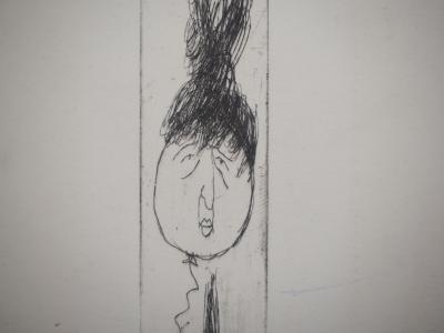 Zwy Milshtein - Portrait de famille - Gravure originale signée 2