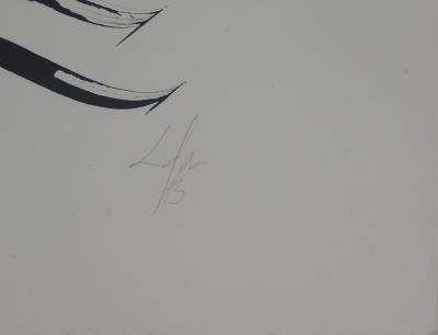 Lofa - Les Quatre éléments : La Terre , 1995  - Calligraphie originale signée 2