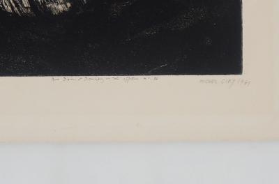 Michel Ciry - Squelette de poisson, 1961 - Gravure originale signée 2