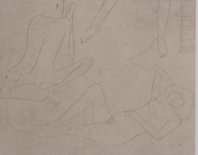 Krouch - Nu asiatique - Gravure originale signée 2