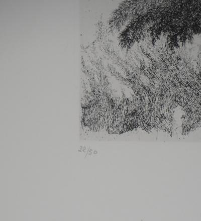 Auguste Lepère - Un arbre - Gravure originale 2