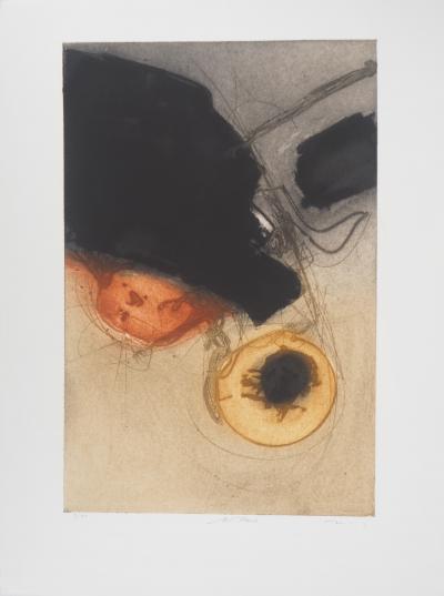 Erik Bersou - Un rond - Gravure originale signée 2