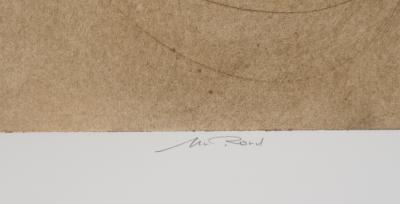 Erik Bersou - Un rond - Gravure originale signée 2