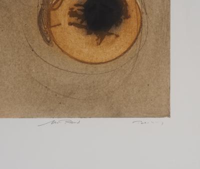 Erik Bersou - Un rond - Gravure originale signée 2
