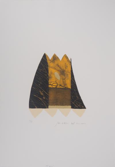 Jan Naezer - Montagnes Russes, 1998  - Gravure originale signée 2