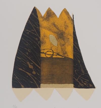 Jan Naezer - Montagnes Russes, 1998  - Gravure originale signée 2
