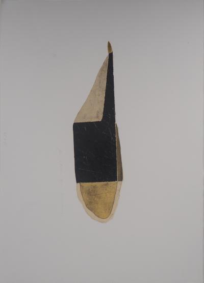 Jan Naezer - Writing feather, 1994 - Original signed etching 2