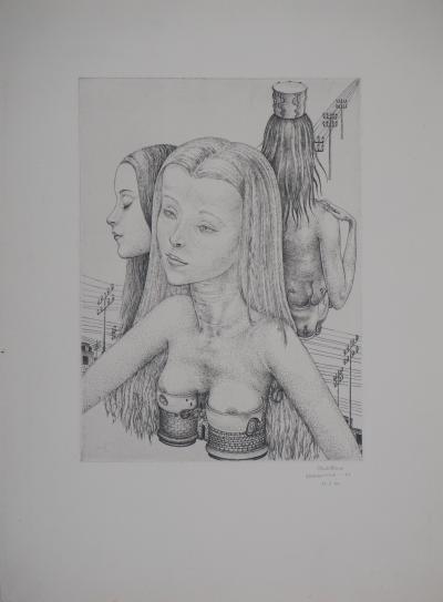 Christian Robilliard - Serpentine, 1972 - Gravure originale signée 2